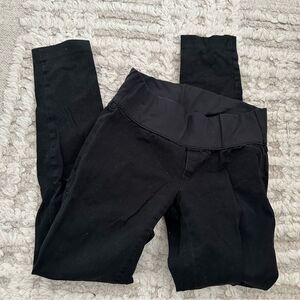 00 black gap maternity pants
